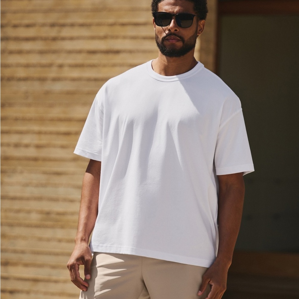 Fabletics Men's oversized White T-Shirt